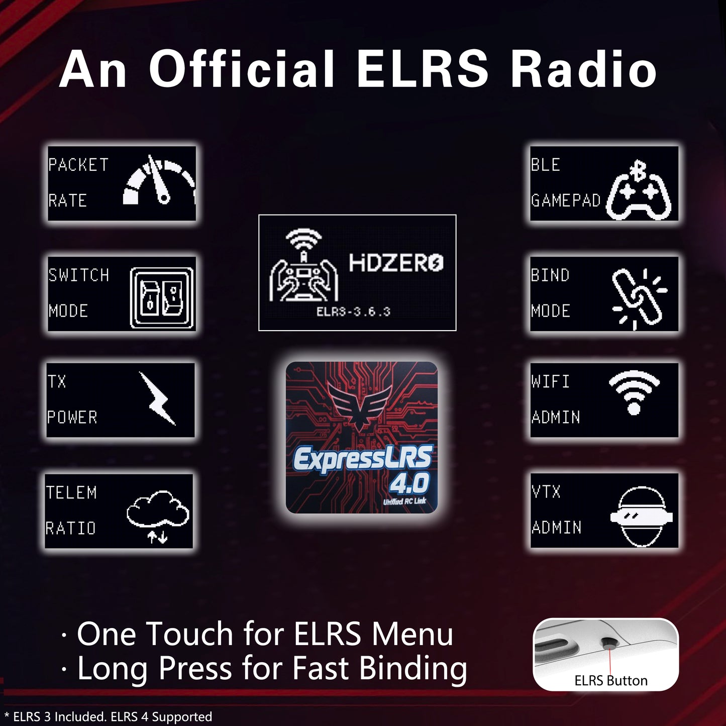 HDZero Radio – ELRS 250mW